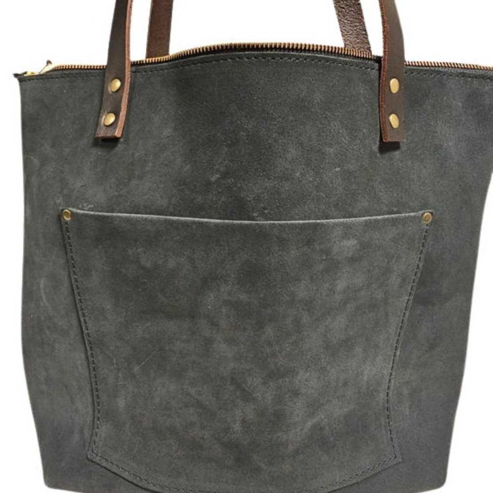 Portland Leather Peppercorn Medium Zip Tote - image 7