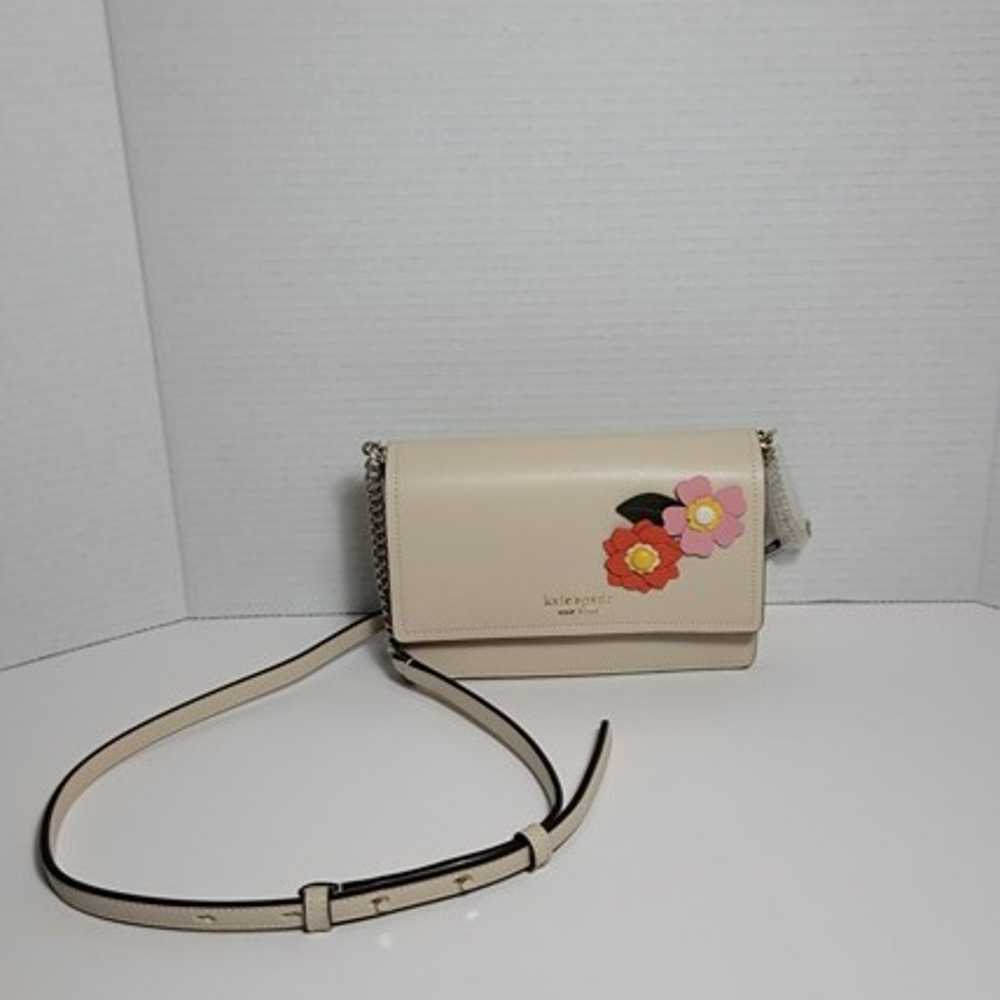 Kate Spade Petal Flap Chain Wallet Shoulder Cross… - image 2