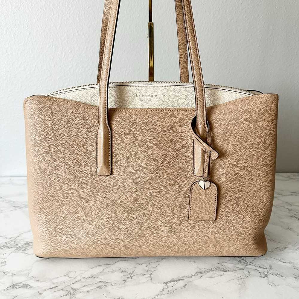 Kate Spade Large Margaux Work Tote Women’s Beige … - image 2