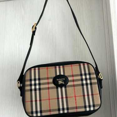 Burberry Shadow Horse Nova Check Shoulder Bag