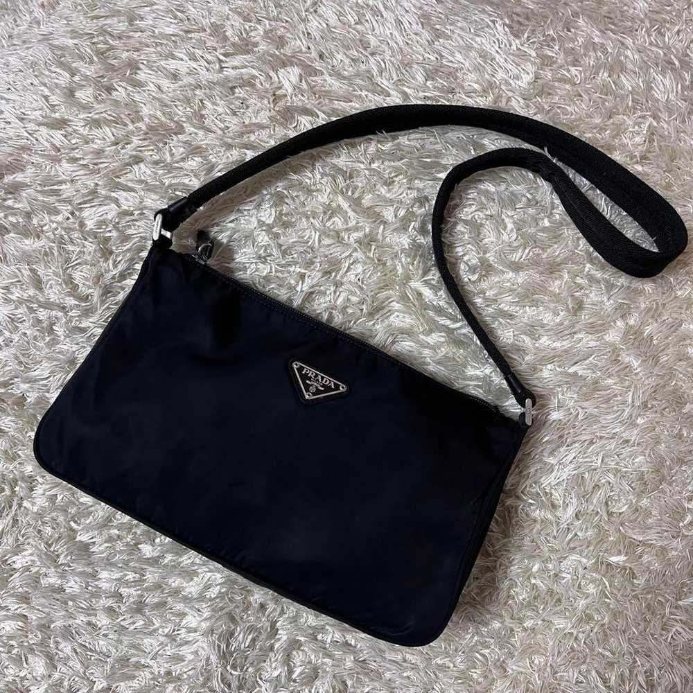 ☆Excellent condition☆ PRADA shoulder bag pouch ny… - image 2