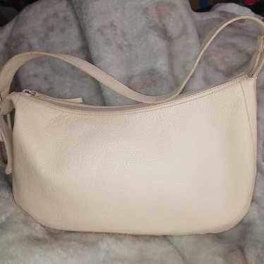 Leather shoulder bag