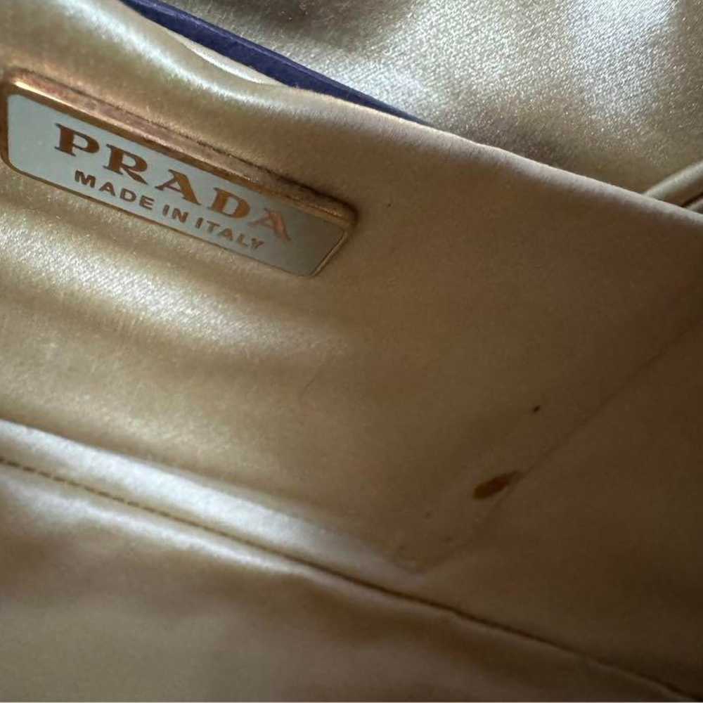 PRADA Triangle Logo Plate Nylon Chain Shoulder Bag - image 6