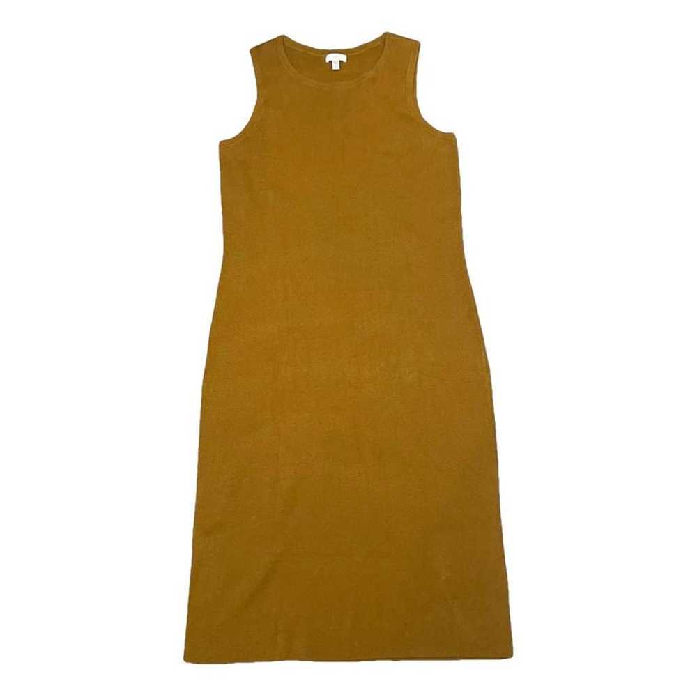 Non Signé / Unsigned Linen mid-length dress - image 1