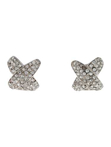 Kenneth Jay Lane Silver-Tone Metal & Crystal - image 1