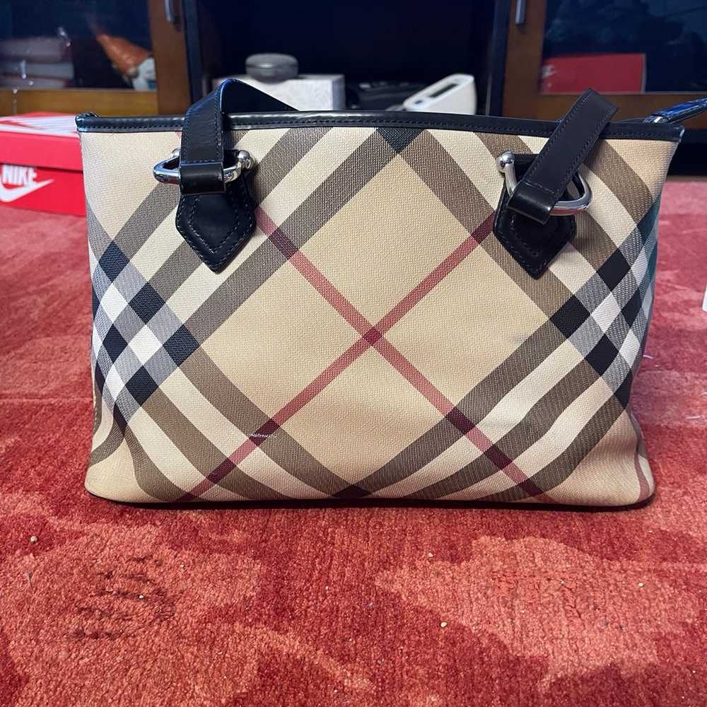 Authentic Burberry handbag. - image 4