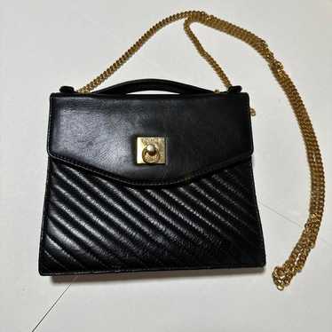 CELINE Logo Motif Chain Shoulder Bag Shoulder Bag