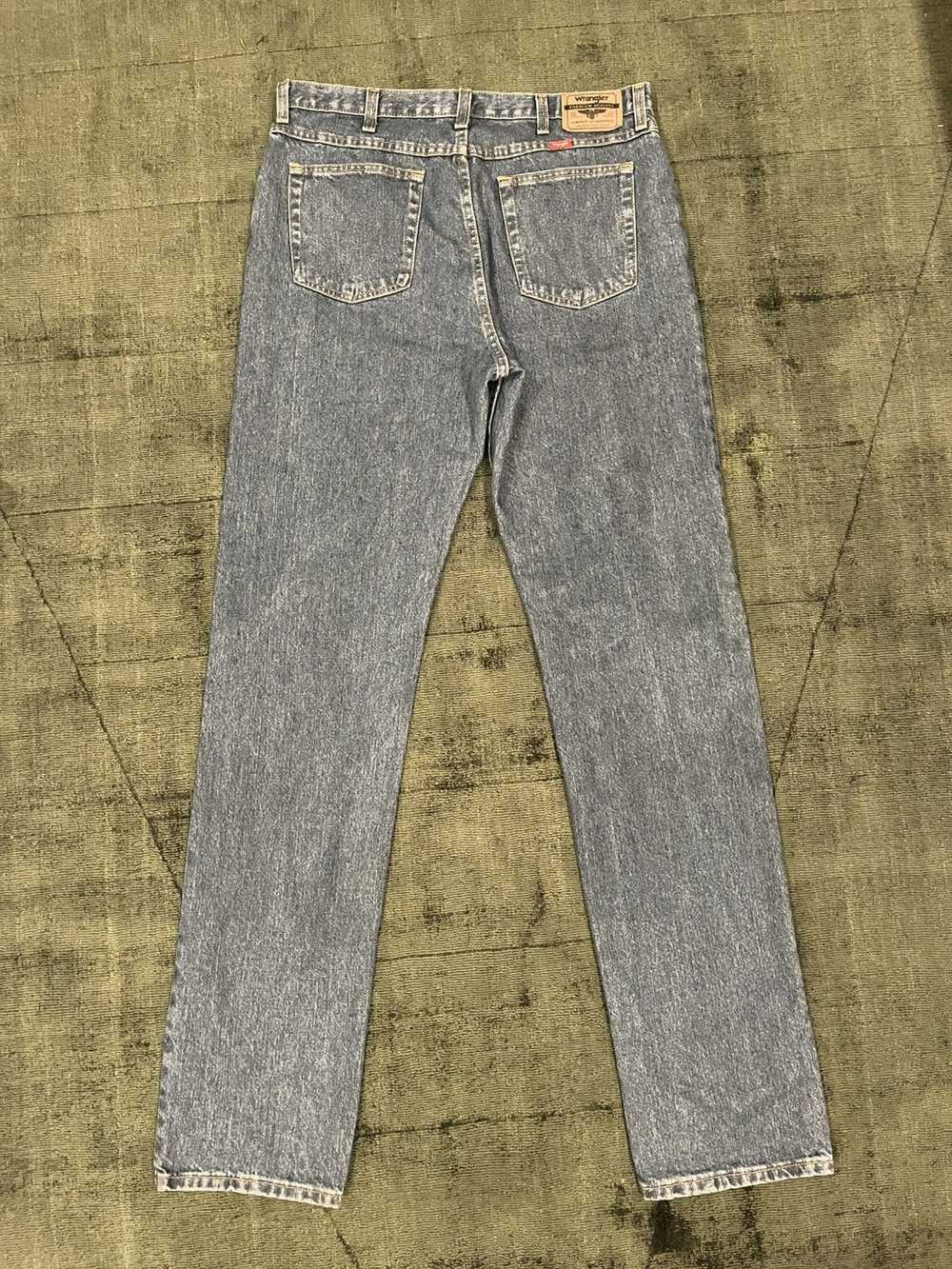 Wrangler Straight Leg Wrangle Jeans - image 2