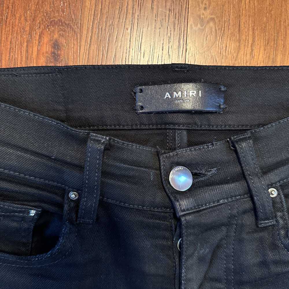 Amiri Stack Jeans in Black (Size 28) - image 4