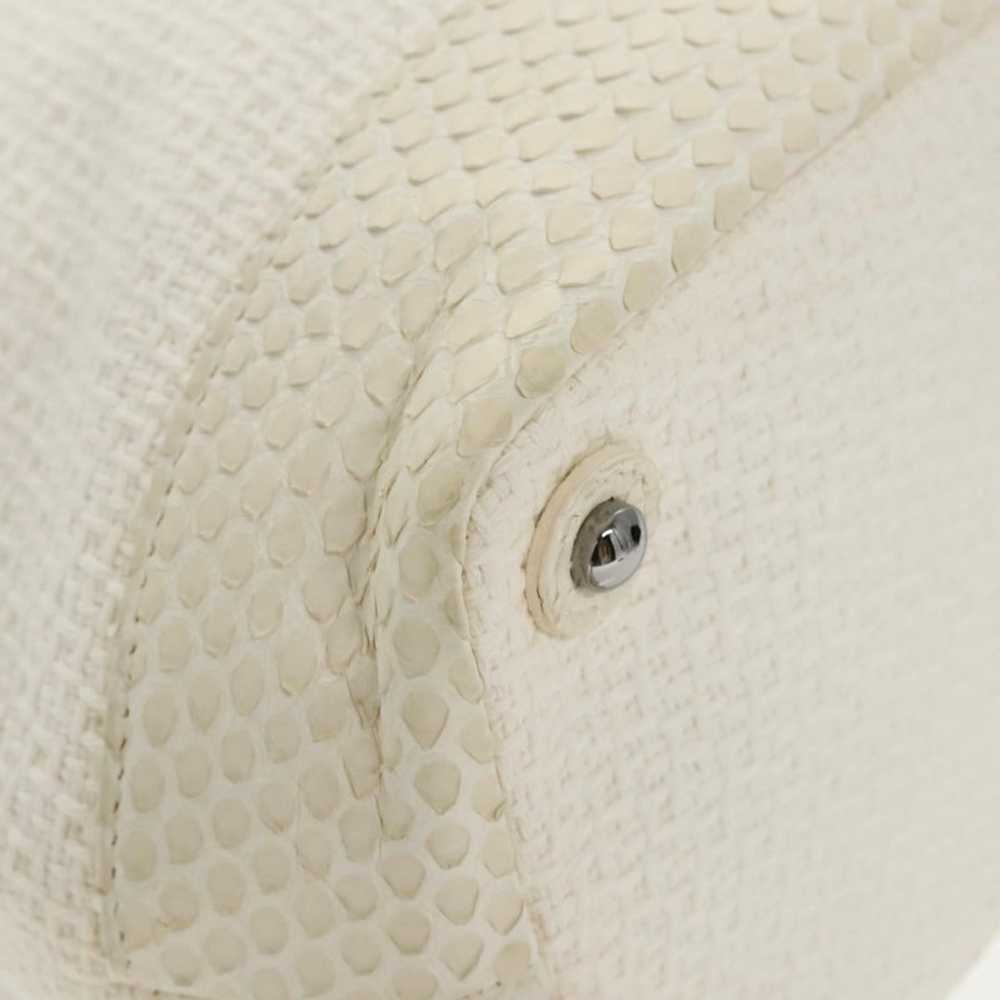 Chanel White Tweed Bucket Bag - image 9