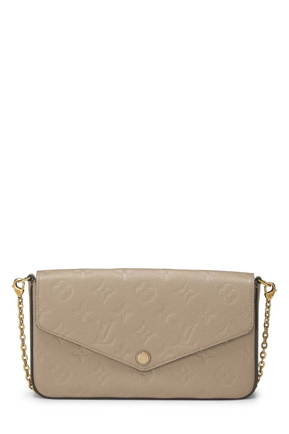 Grey Monogram Empreinte Pochette Felicie Send in … - image 1