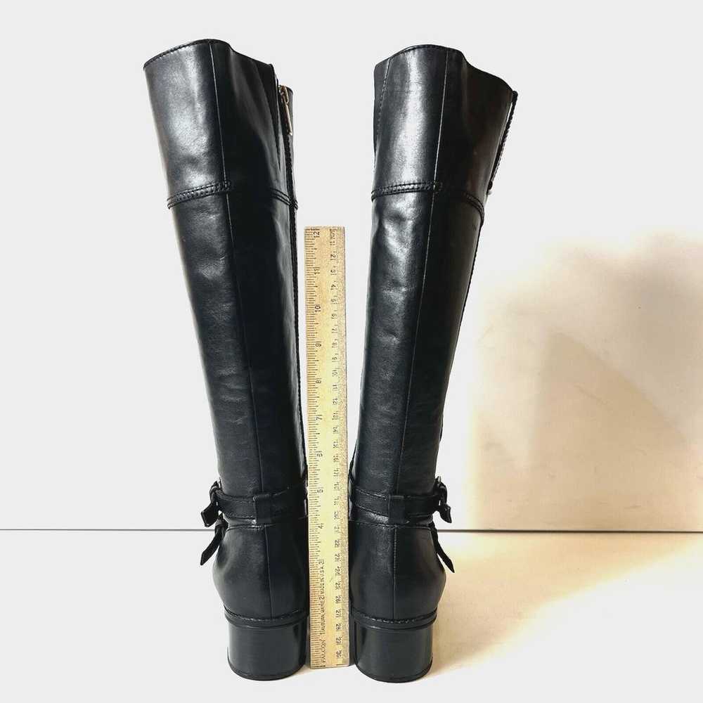 Bandolino Knee High Womens 8M Boots Black Leather… - image 10