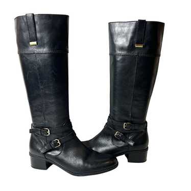 Bandolino Knee High Womens 8M Boots Black Leather… - image 1