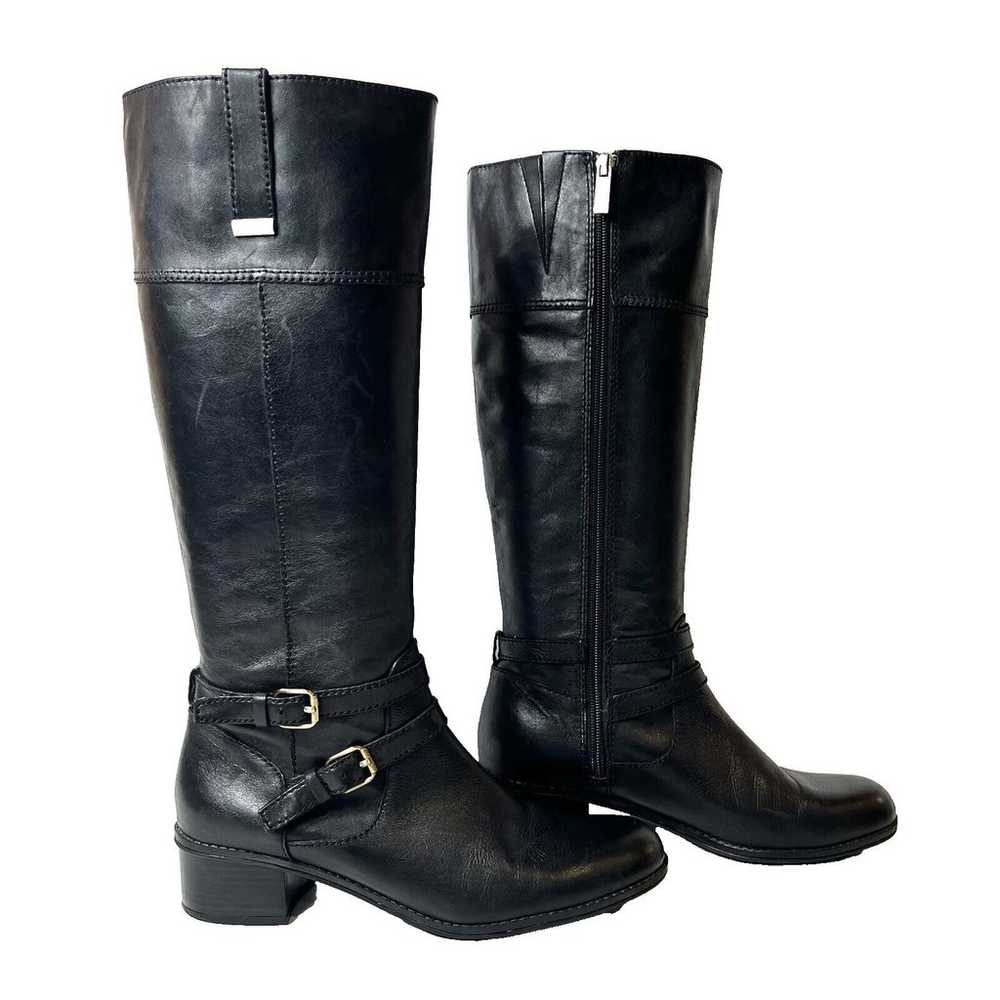 Bandolino Knee High Womens 8M Boots Black Leather… - image 3