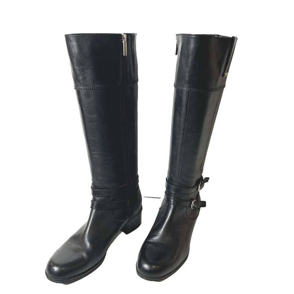 Bandolino Knee High Womens 8M Boots Black Leather… - image 4