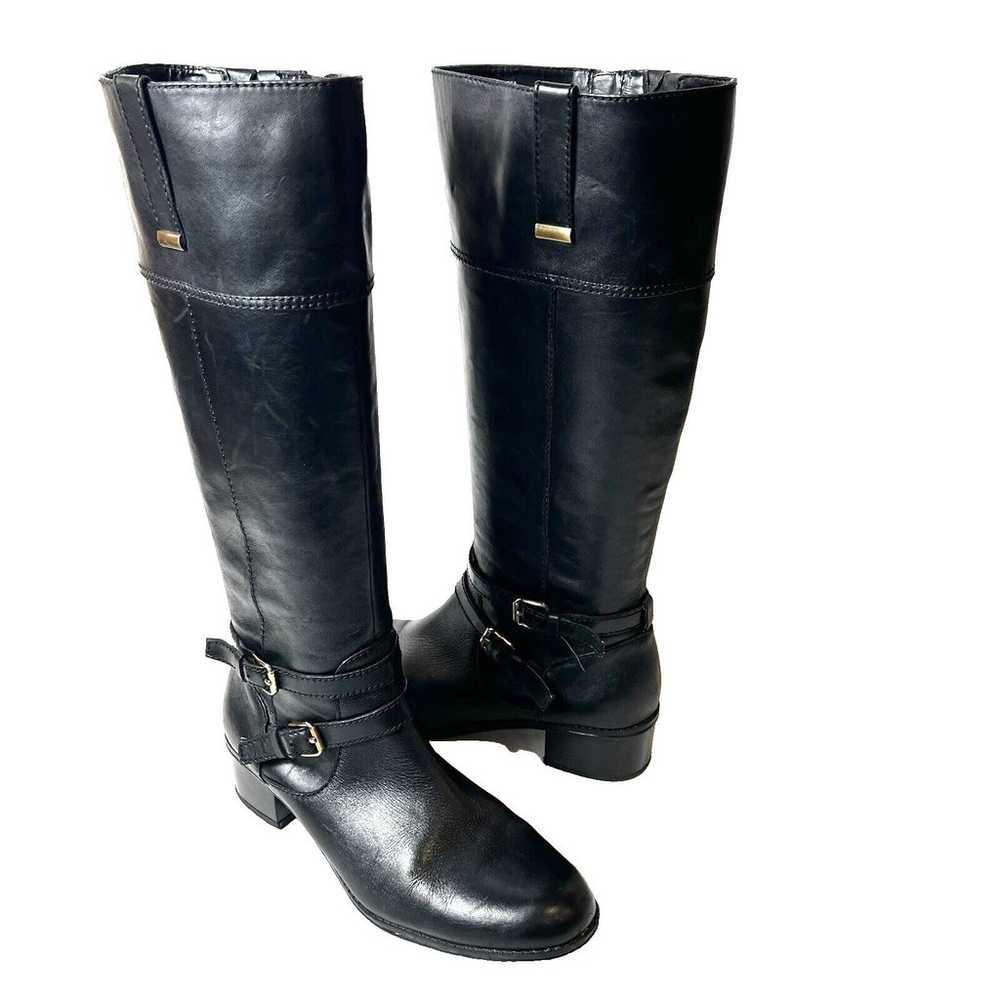 Bandolino Knee High Womens 8M Boots Black Leather… - image 5