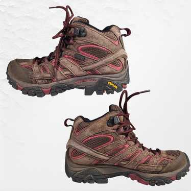 Merrell Moab Womens Ventilated Mid Hiking Boots Si