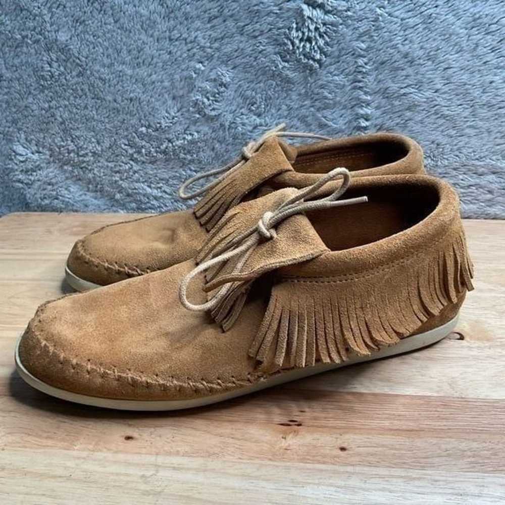 Minnetonka Womens 457 Venice Ankle Brown Suede Fr… - image 9