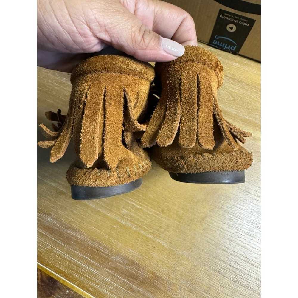 Minnetonka Suede Ankle Booties 8 - image 4