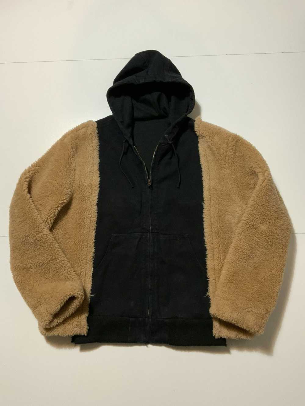 MNML MNML Sample Cut & Sew Sherpa Fleece Canvas H… - image 1