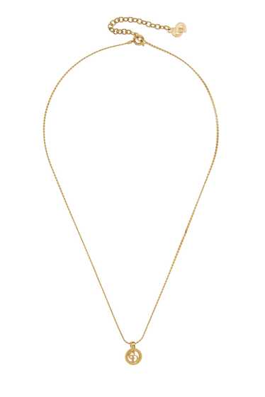 Gold 'CD' Necklace Small Send in SMS Send in Email