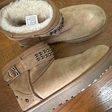 UGG sheepskin boots with studs