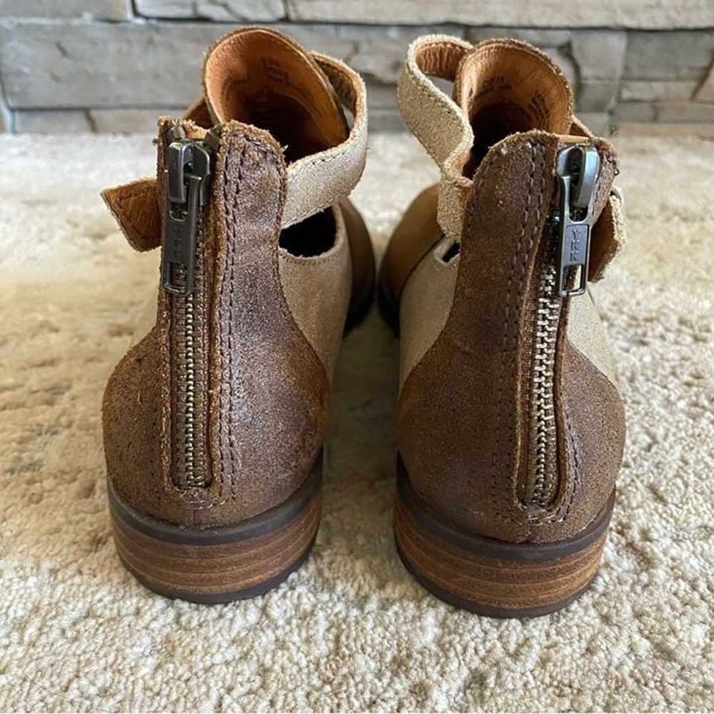 Born Two Tone Brown Leather Suede Ankle Booties C… - image 7