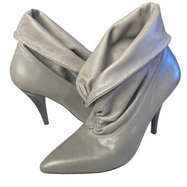 Report Signature Leather Ankle Boots Stiletto Poi… - image 1