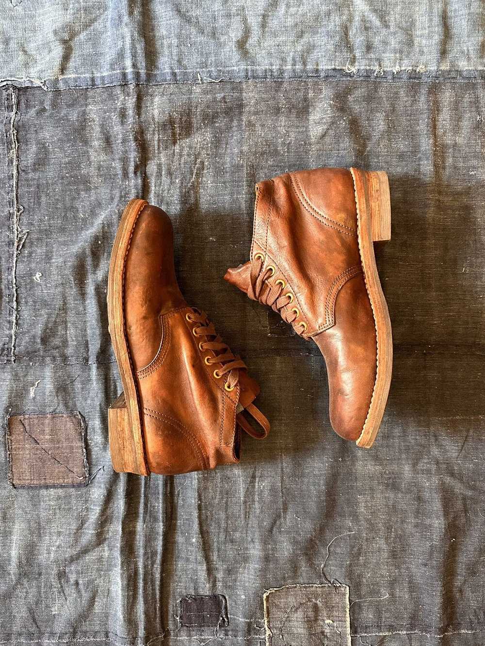 Visvim ICT Mud Dyed Brigadier Boots - Size 9 - image 2