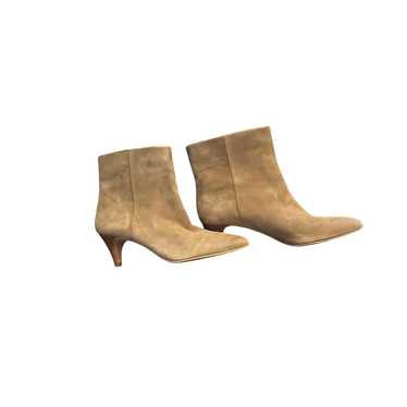 Dolce Vita Tan Dee Kitten Heel Ankle Booties Size… - image 1