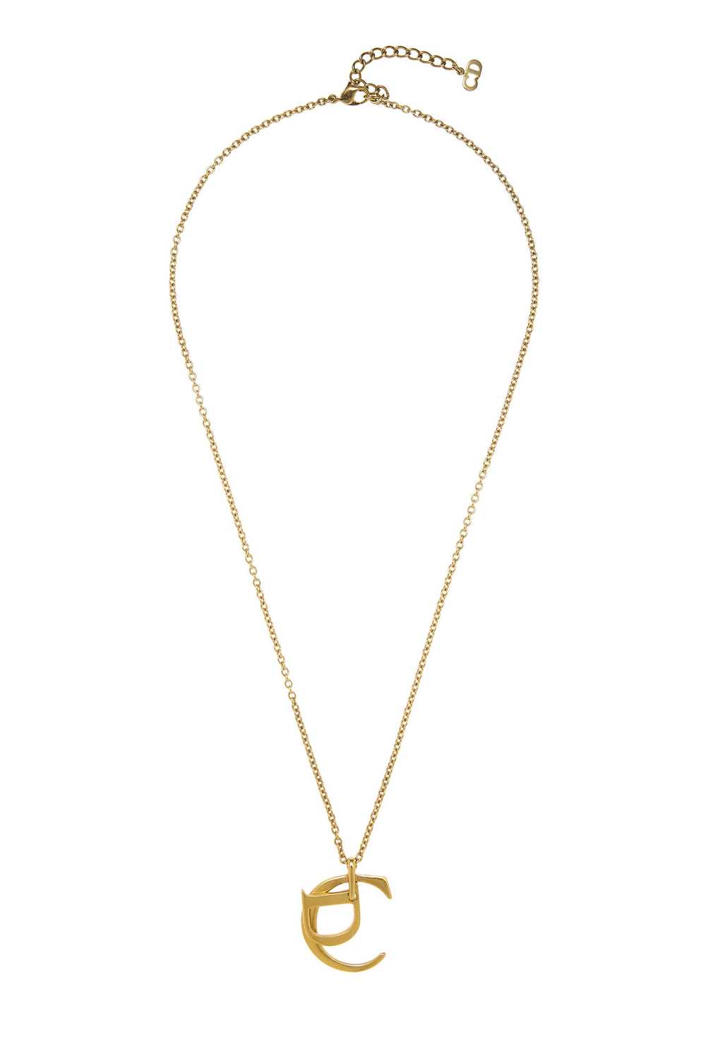 Gold 'CD' Necklace Send in SMS Send in Email Shar… - image 1