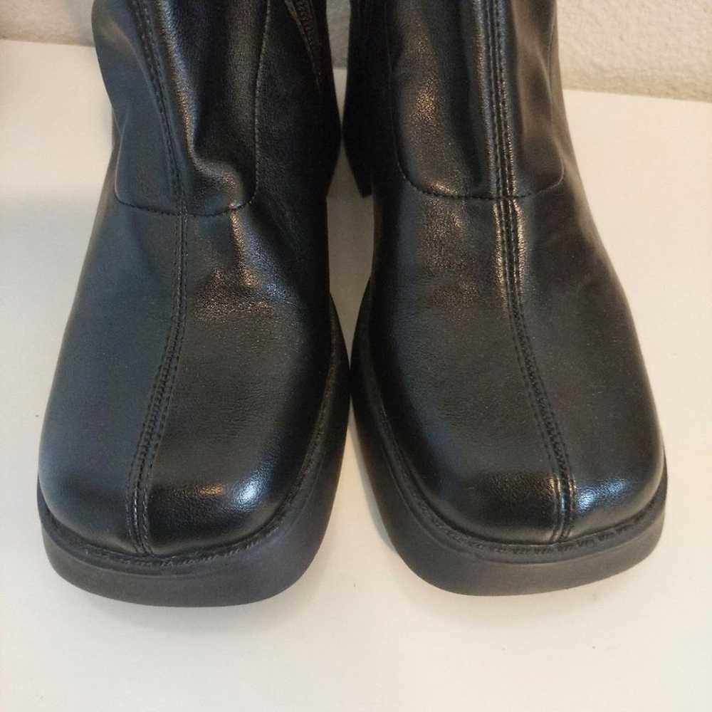 STEVE MADDEN Klayton Black Platform Chunky Boots … - image 3