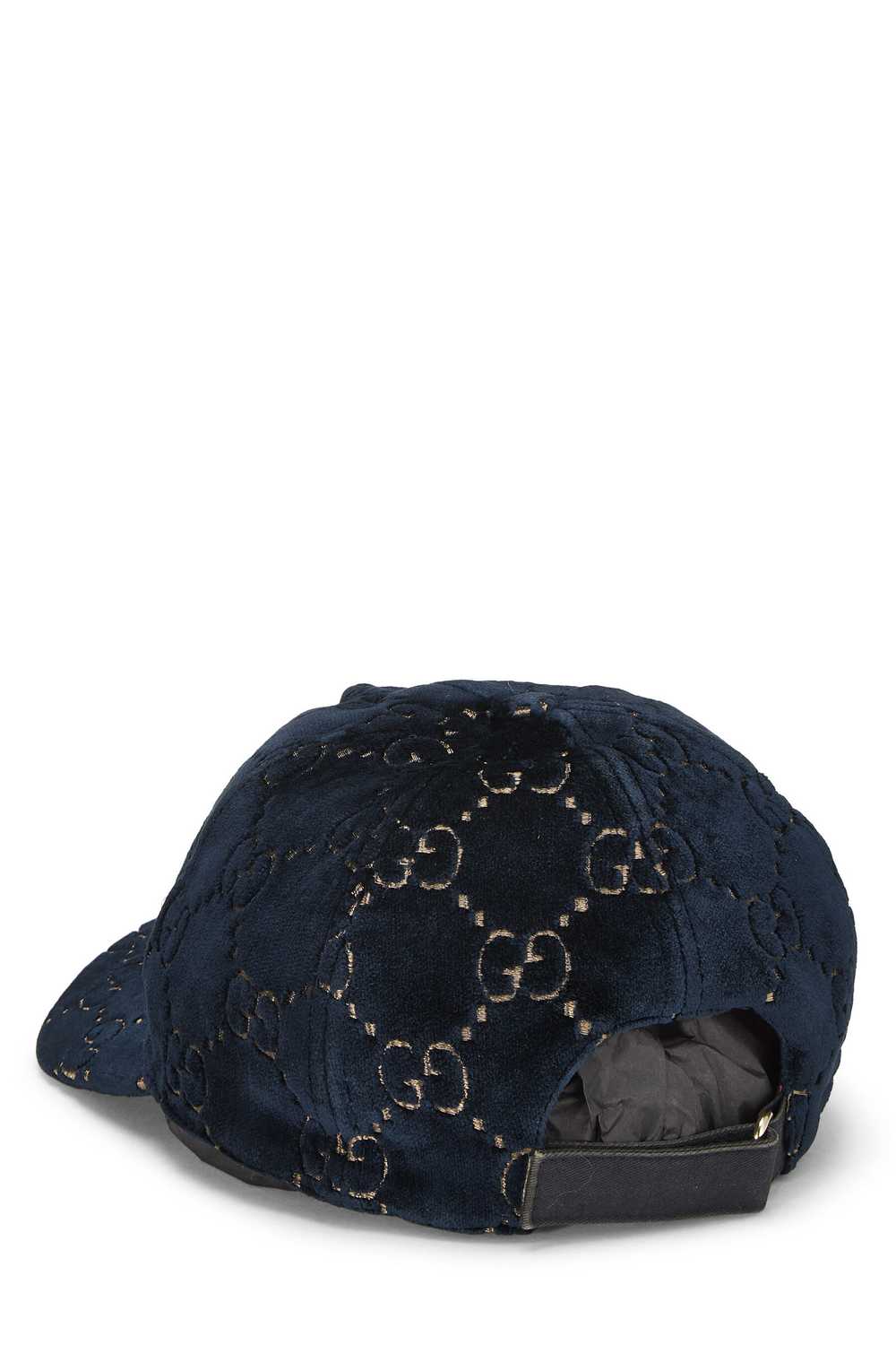 Navy Velvet Baseball Cap Send in SMS Send in Emai… - image 2