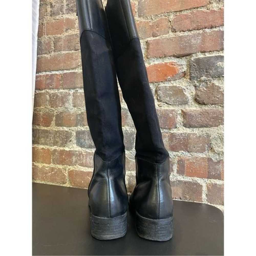 Lands’ End Canvas and Leather Black Riding Boot W… - image 4