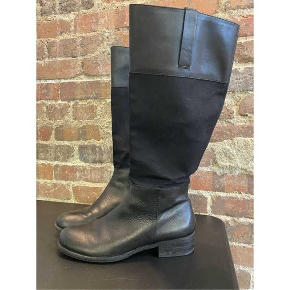 Lands’ End Canvas and Leather Black Riding Boot W… - image 5