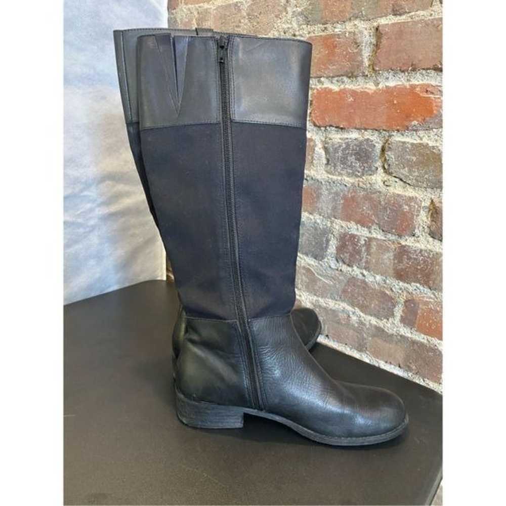 Lands’ End Canvas and Leather Black Riding Boot W… - image 8