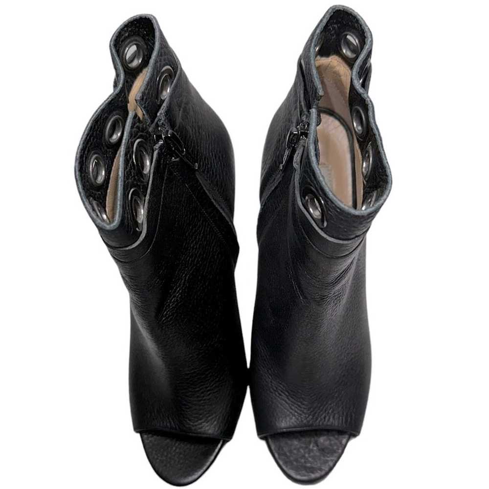 Gianni Marra Women’s 36.5 6.5 Black Pebbled Leath… - image 3