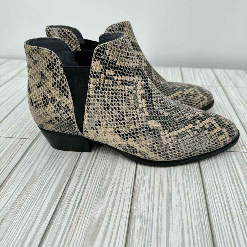 Seychelles ankle boots Chelsea snakeskin print lo… - image 2