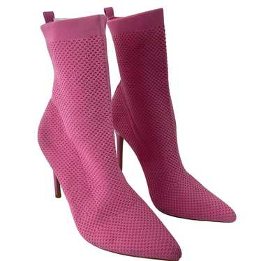 Cape Robbin Pink Sock Heel Boots Size 9 Women's P… - image 1