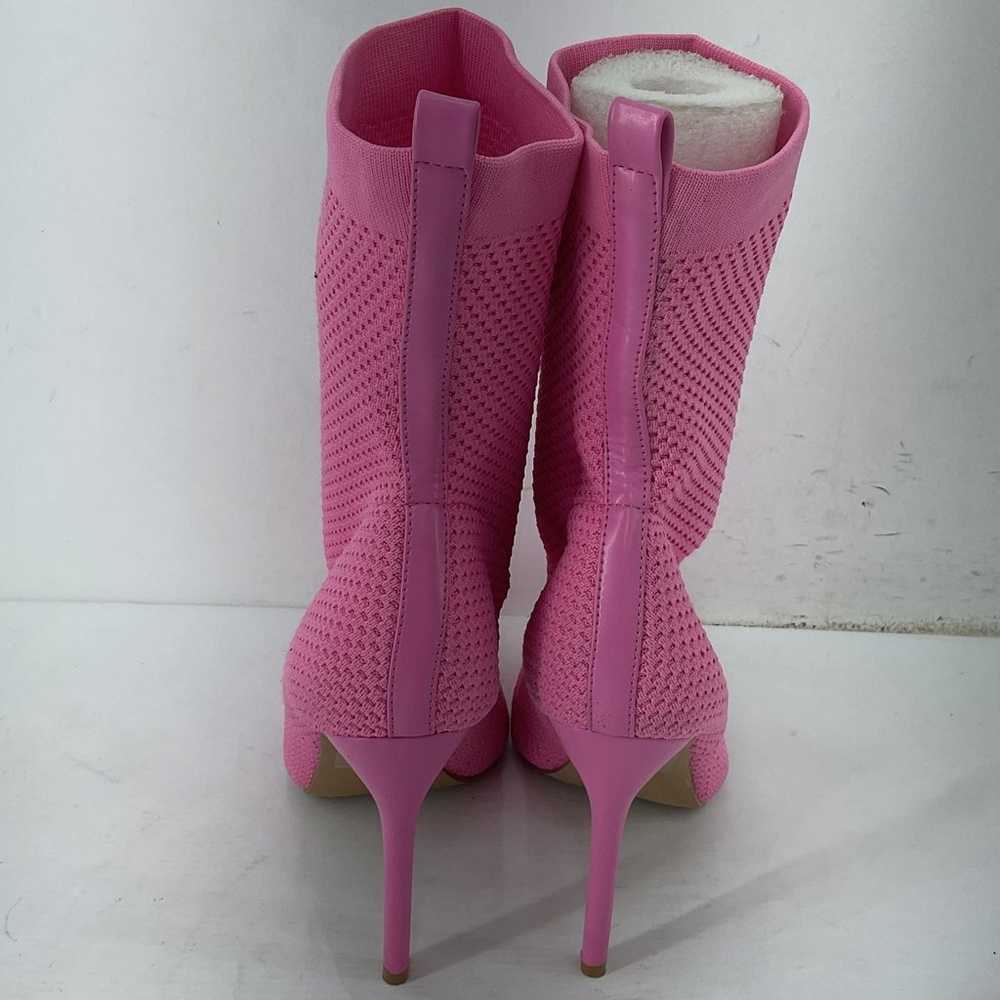 Cape Robbin Pink Sock Heel Boots Size 9 Women's P… - image 3