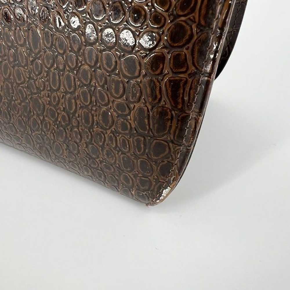 Mid Century Handbag Faux Croc Theodor California … - image 5