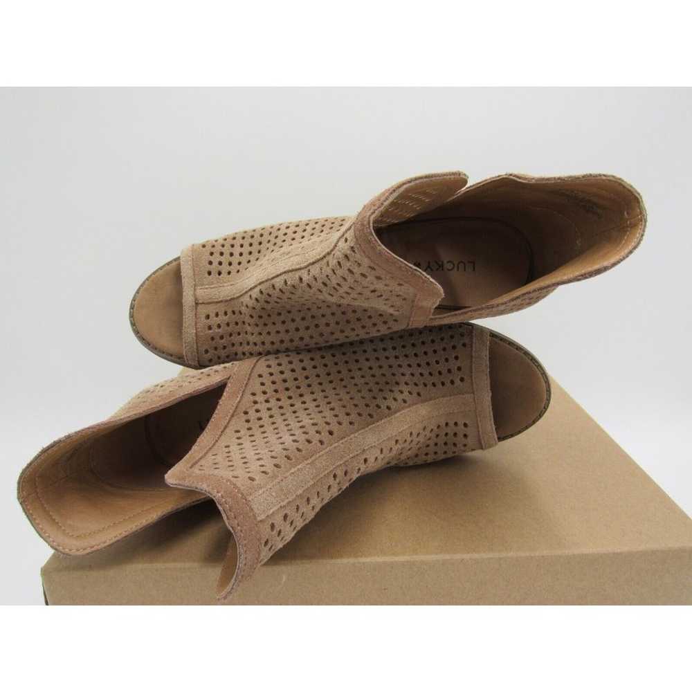 Lucky Brand Womens 7.5 Larise Booties Suede Perfo… - image 5