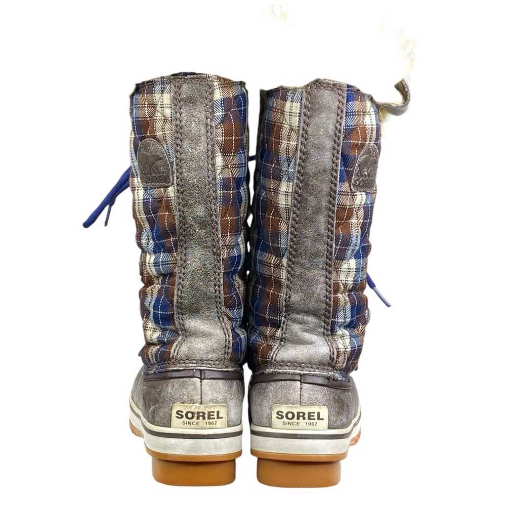 Sorel Women’s Tofino Grey Plaid winter Boot Size … - image 8