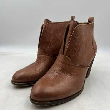 Lucky Brand Boots Womens Ehllen Tan Leather Heele… - image 1