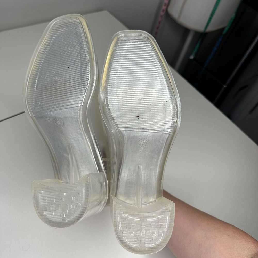 Jeffrey Campbell 60s Clear Silver Rubber Hurrican… - image 10