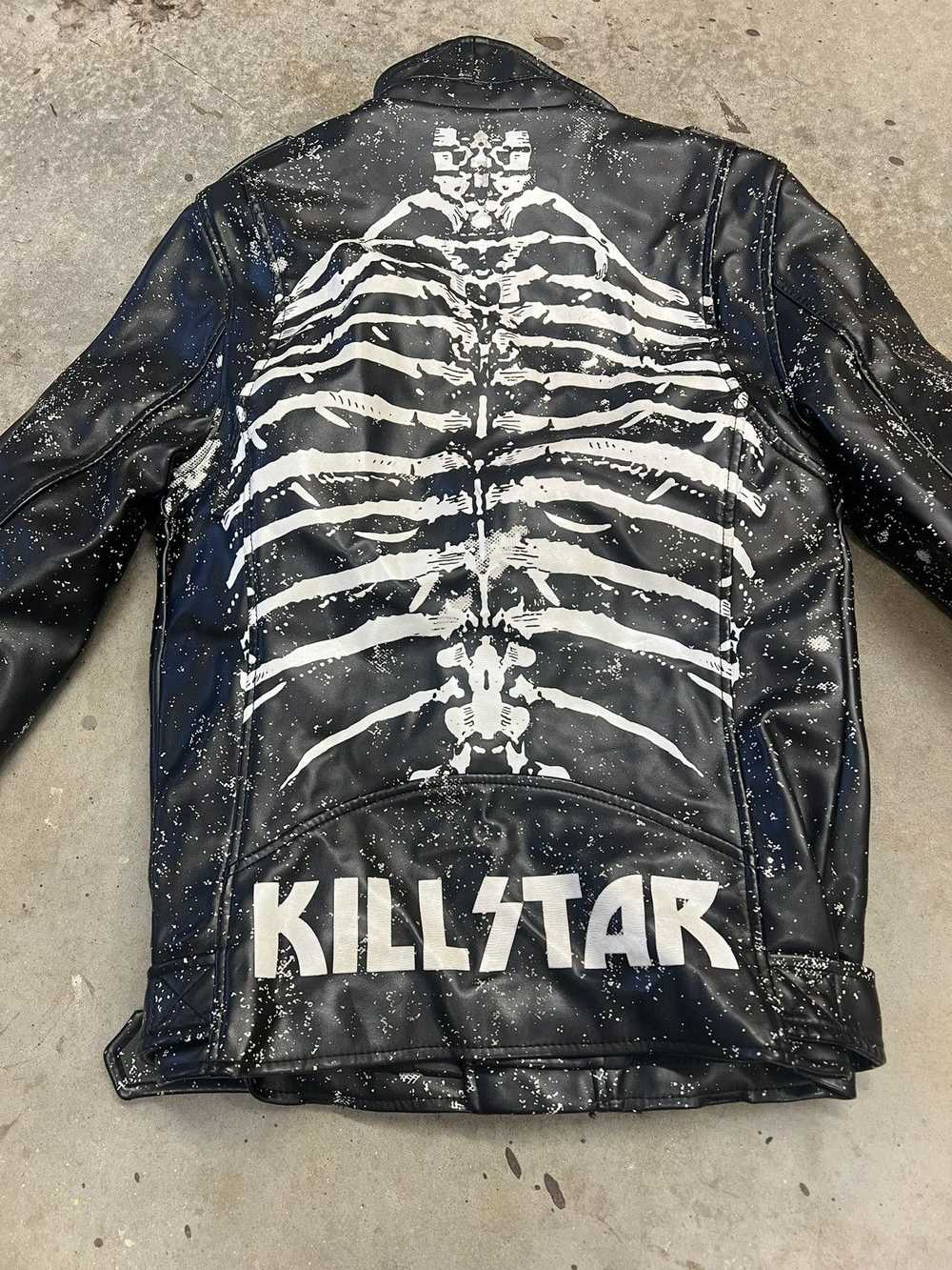 Designer × Killstar Killstar Skeleton Leather Jac… - image 7