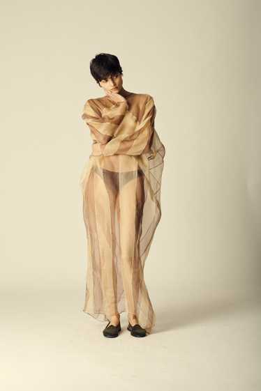 Ferragamo Sheer Silk Caftan