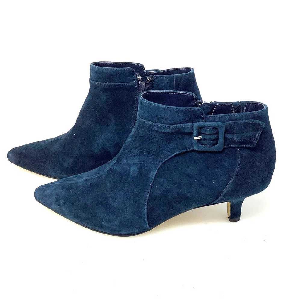 Bella Vita Bindi Bootie in Navy Kid Suede Leather… - image 1