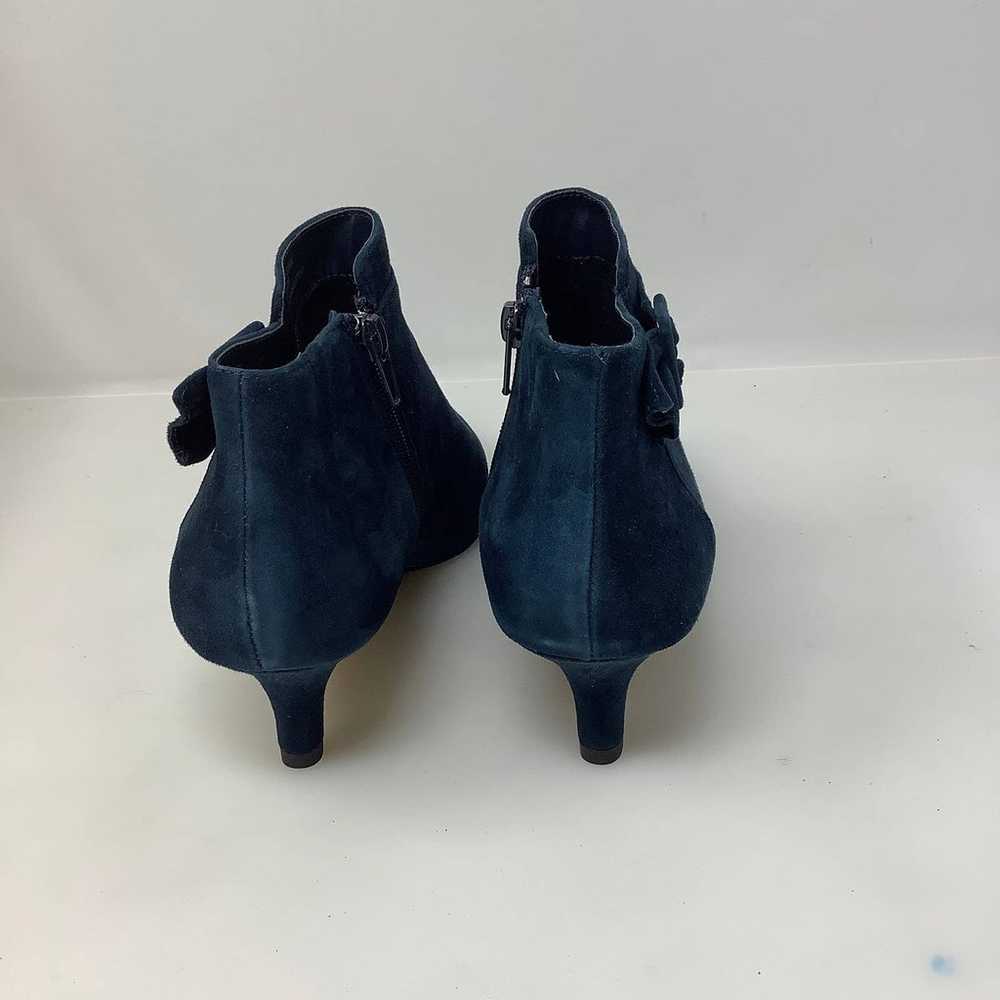 Bella Vita Bindi Bootie in Navy Kid Suede Leather… - image 5