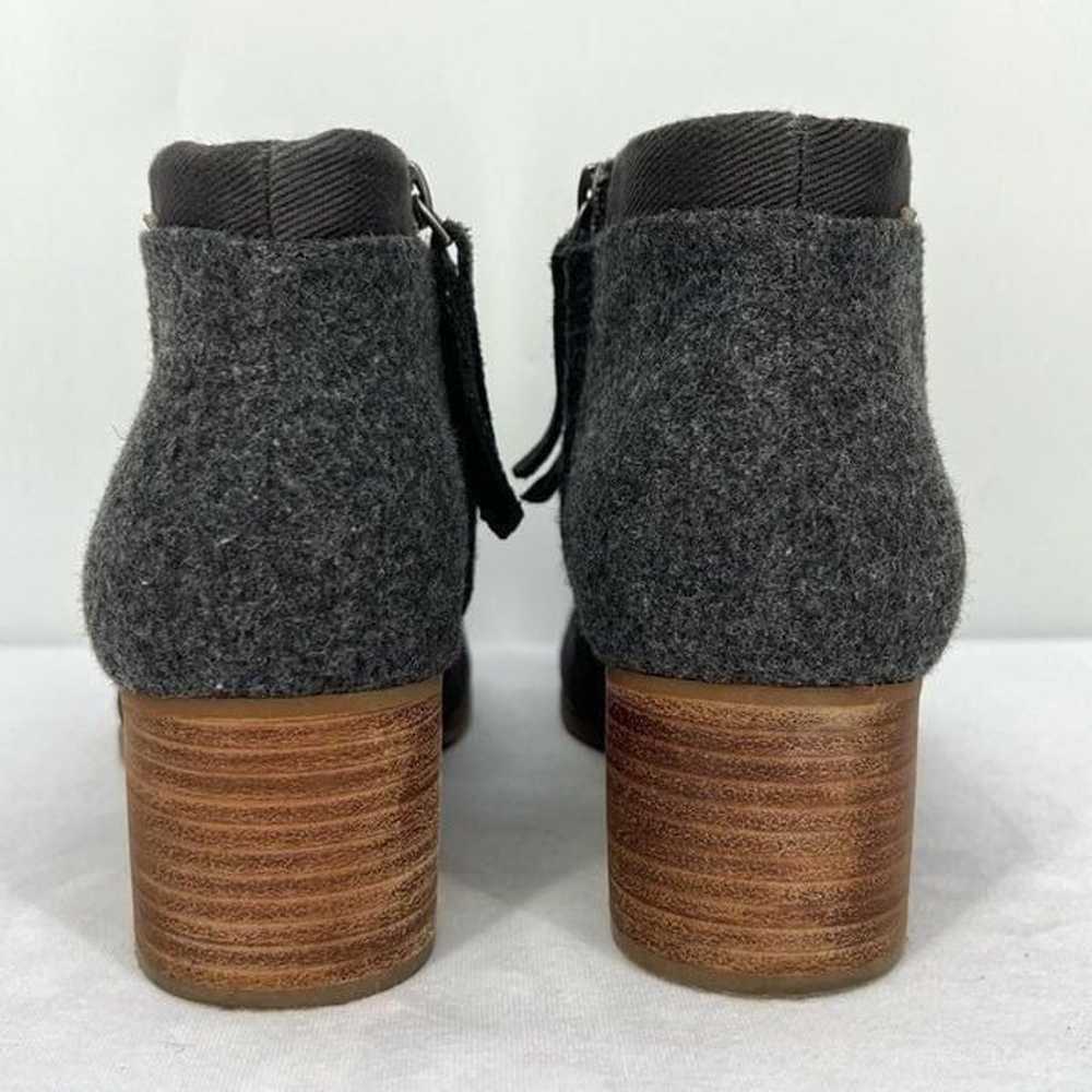 Toms Loren Forged Iron Grey Suede Felt Stacked He… - image 11